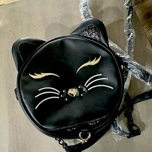 Betsey Johnson Halloween cat crossbody